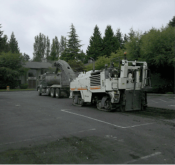 Asphalt paving and concrete construction by Adams Asphalt & Construction in Kent, WA