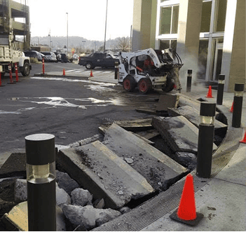 Asphalt paving and concrete construction by Adams Asphalt & Construction in Kent, WA