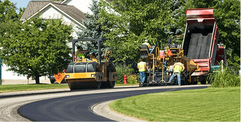 Adams Asphalt & Construction paving and concrete project photo