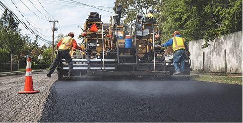 Adams Asphalt & Construction paving and concrete project photo