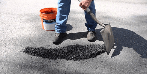 Adams Asphalt & Construction paving and concrete project photo