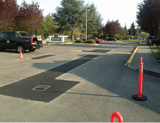 Asphalt paving and concrete construction by Adams Asphalt & Construction in Kent, WA