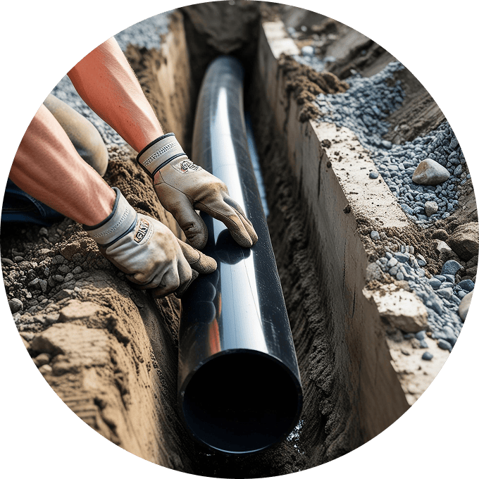 Drain repair work by Adams Asphalt & Construction in Kent, WA