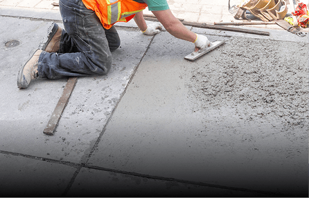 Concrete sidewalk installation by Adams Asphalt & Construction in Kent, WA